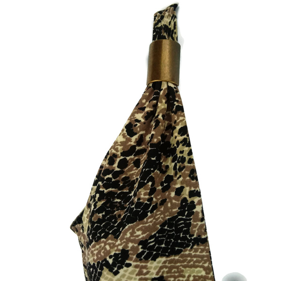 Kenneth Cole Snakeprint Sleeveless Fit and Flare - Picture 3 of 6